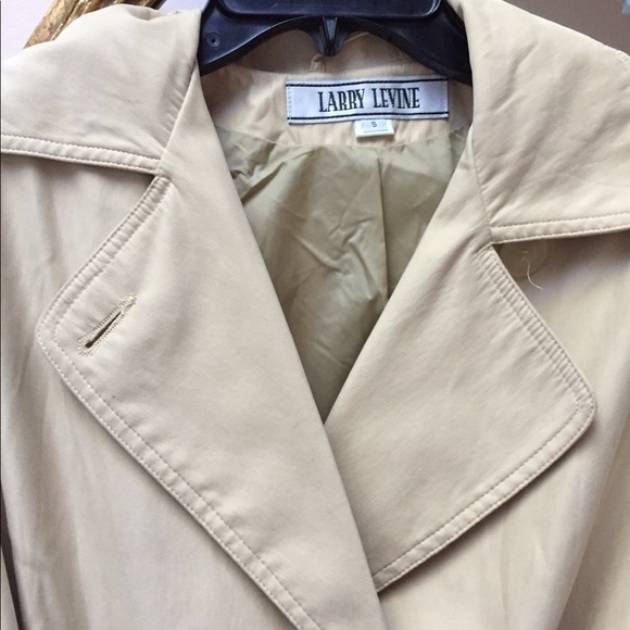 Larry Levine Trench Coat - Picture 2 of 4